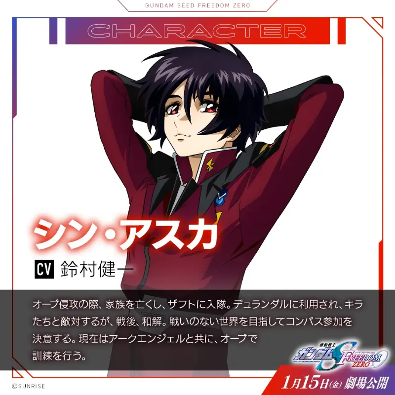 Visual teaser SEED FREEDOM ZERO