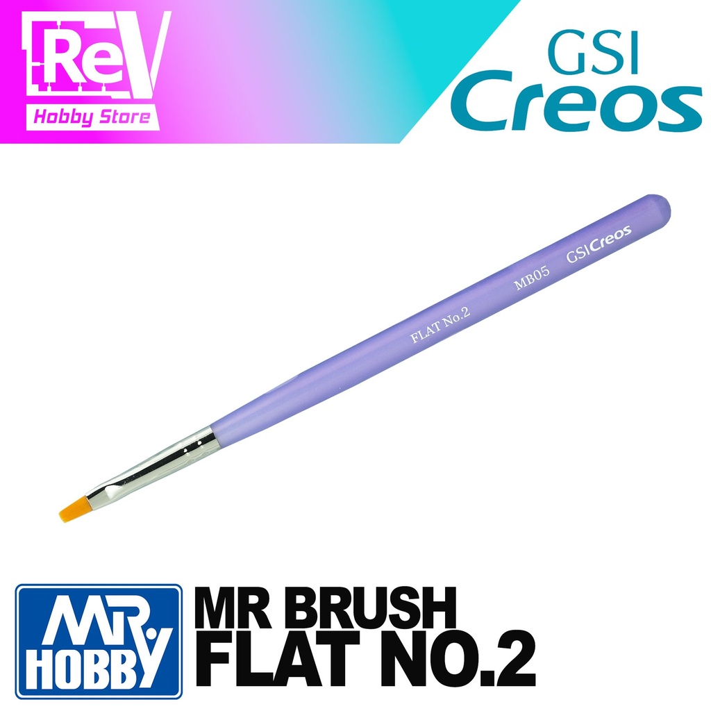 MR BRUSH FLAT NO.2 KUAS MB05