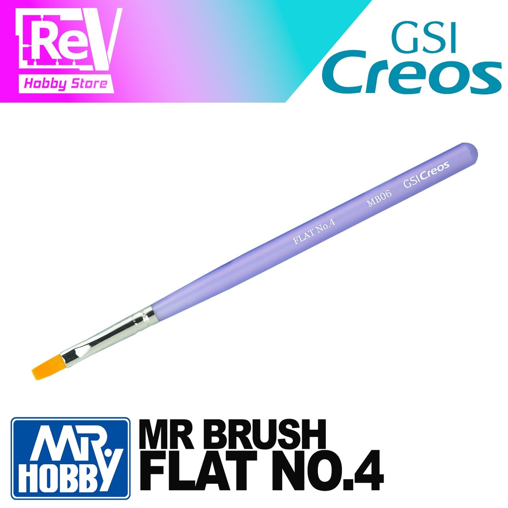 MR BRUSH FLAT NO.4 KUAS MB06