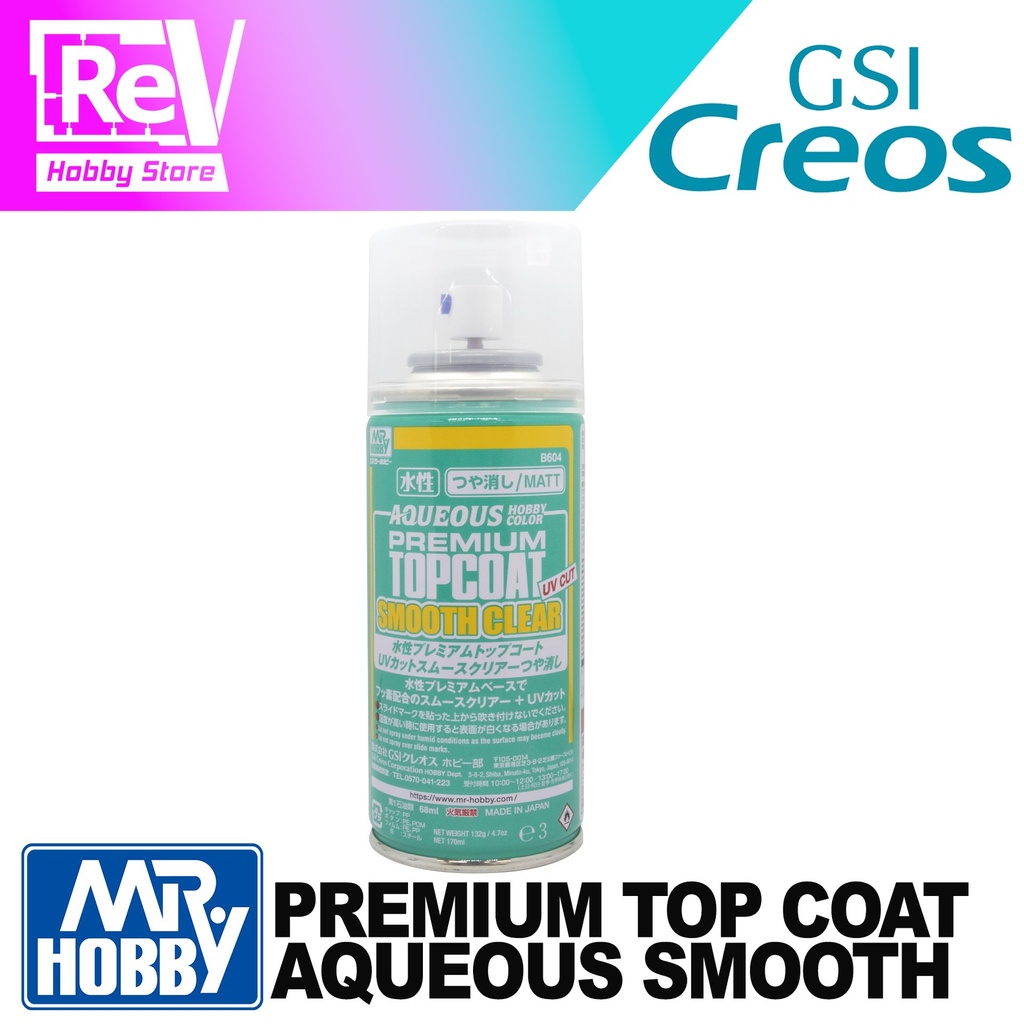 MR COLOR SPRAY CAN PREMIUM TOP COAT MATT UV CUT MODEL B604