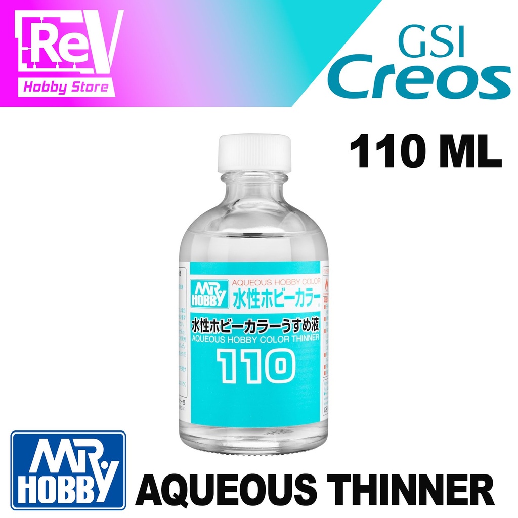 [GSI-T110[MR-THINNER-AQUEUS-100ML-KECIL]] MR HOBBY AQUEOUS AIRBRUSH THINNER 110 T110