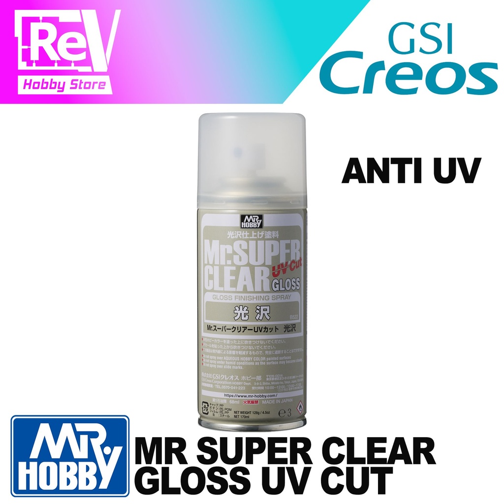 MR SUPER CLEAR UV CUT GLOSS  MR HOBBY B522