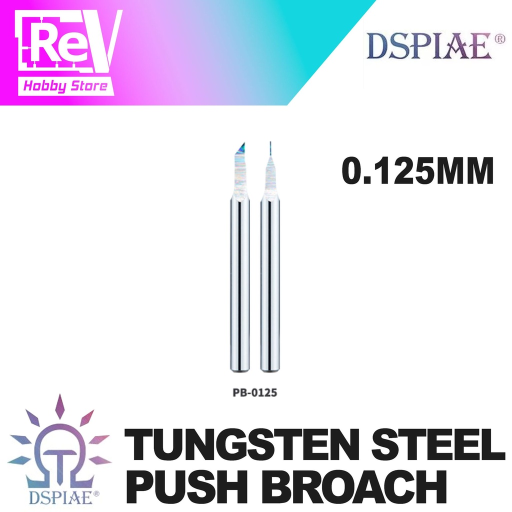 DSPIAE SCRIBER CHISEL TUNGSTEN HANDLE GRIP PANEL LINE 0.125 MM