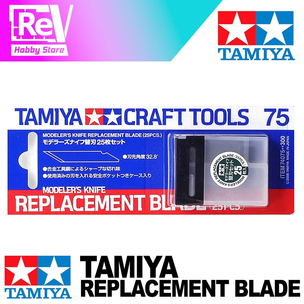 TAMIYA HOBBY KNIFE BLADE REPLACEMENT SPARE BLADE