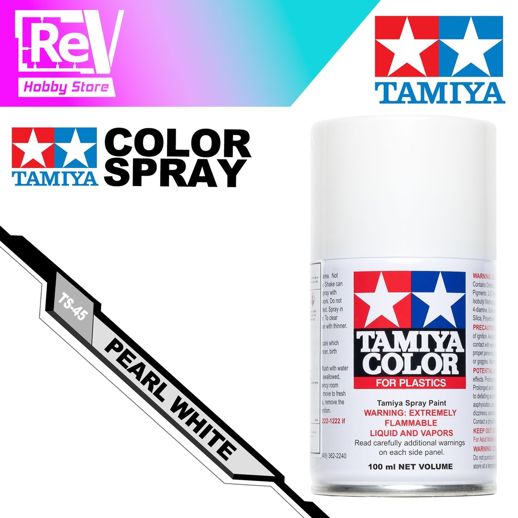 [TS-45[TAMIYA-SPRAY-PEARL-WHITE]] TAMIYA SPRAY CAN PEARL WHITE TS-45