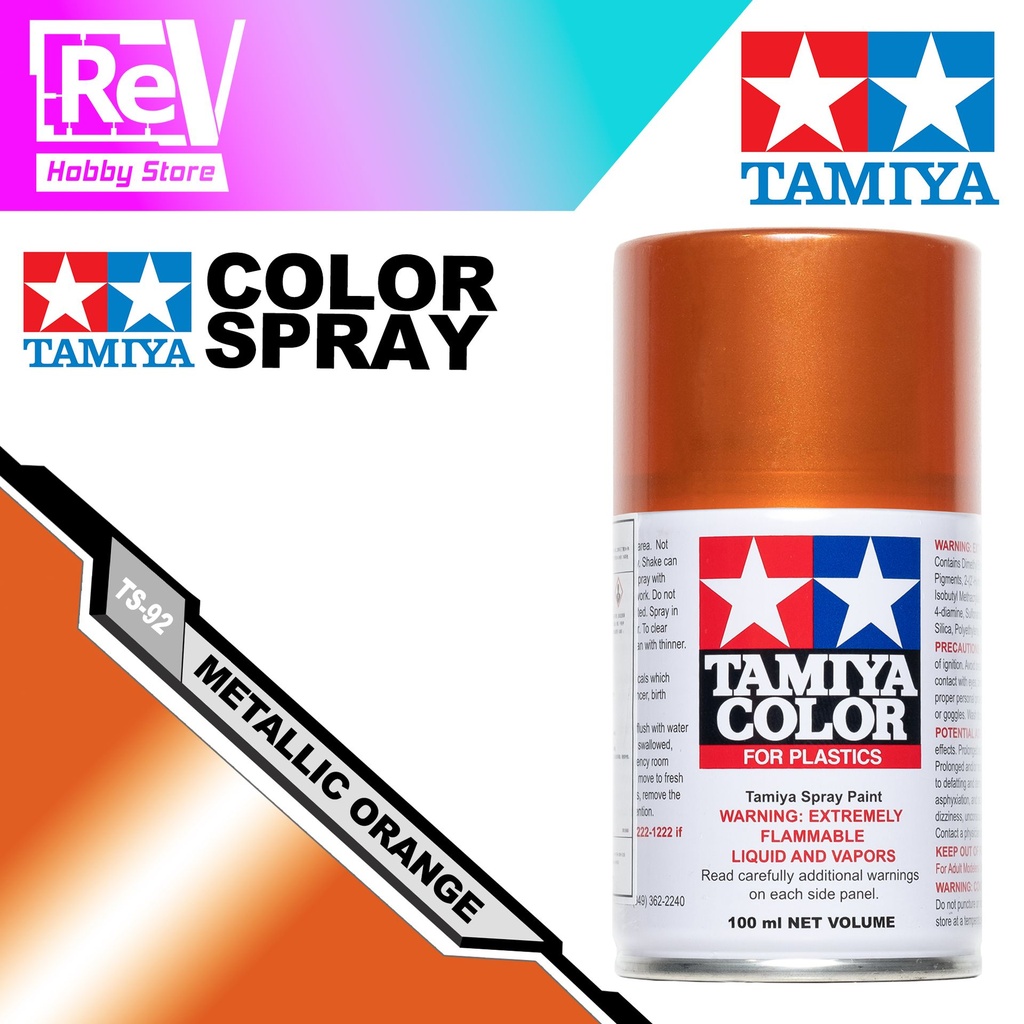 [TS-92[TAMIYA-SPRAY-METALLIC-ORANGE]] TAMIYA SPRAY METALLIC ORANGE TS-92