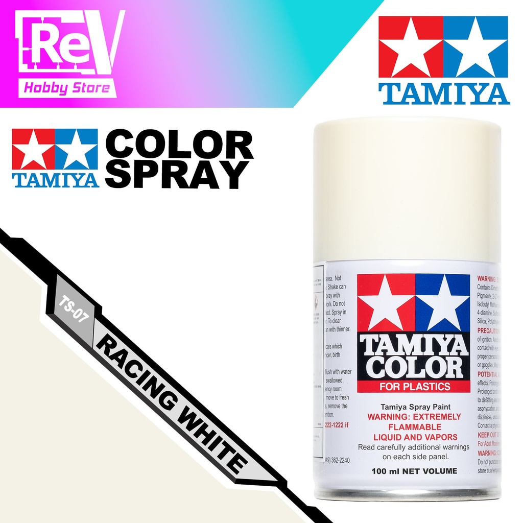 [TS-7[TAMIYA-SPRAY-RACING-WHITE]] TAMIYA SPRAY RACING WHITE TS-7