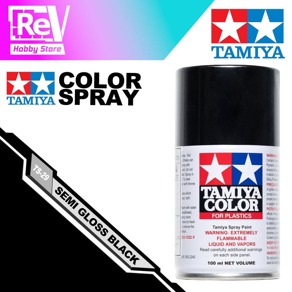 [TS-29[TAMIYA-SPRAY-SEMI-GLOSS-BLACK]] TAMIYA SPRAY SEMI GLOSS BLACK TS-29