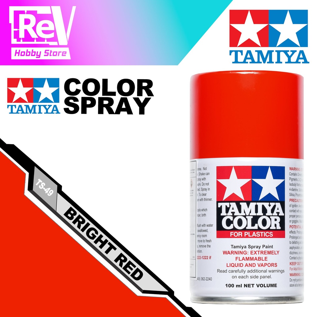 [TS-49[TAMIYA-SPRAY-BRIGHT-RED]] TAMIYA SPRAY TS49 BRIGHT RED