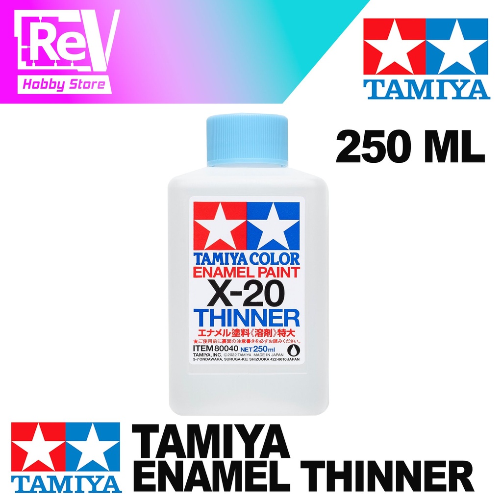 [TA80040[TAMIYA-ENAMEL-THINNER-250ML]] TAMIYA X20 THINNER ENAMEL 250ML
