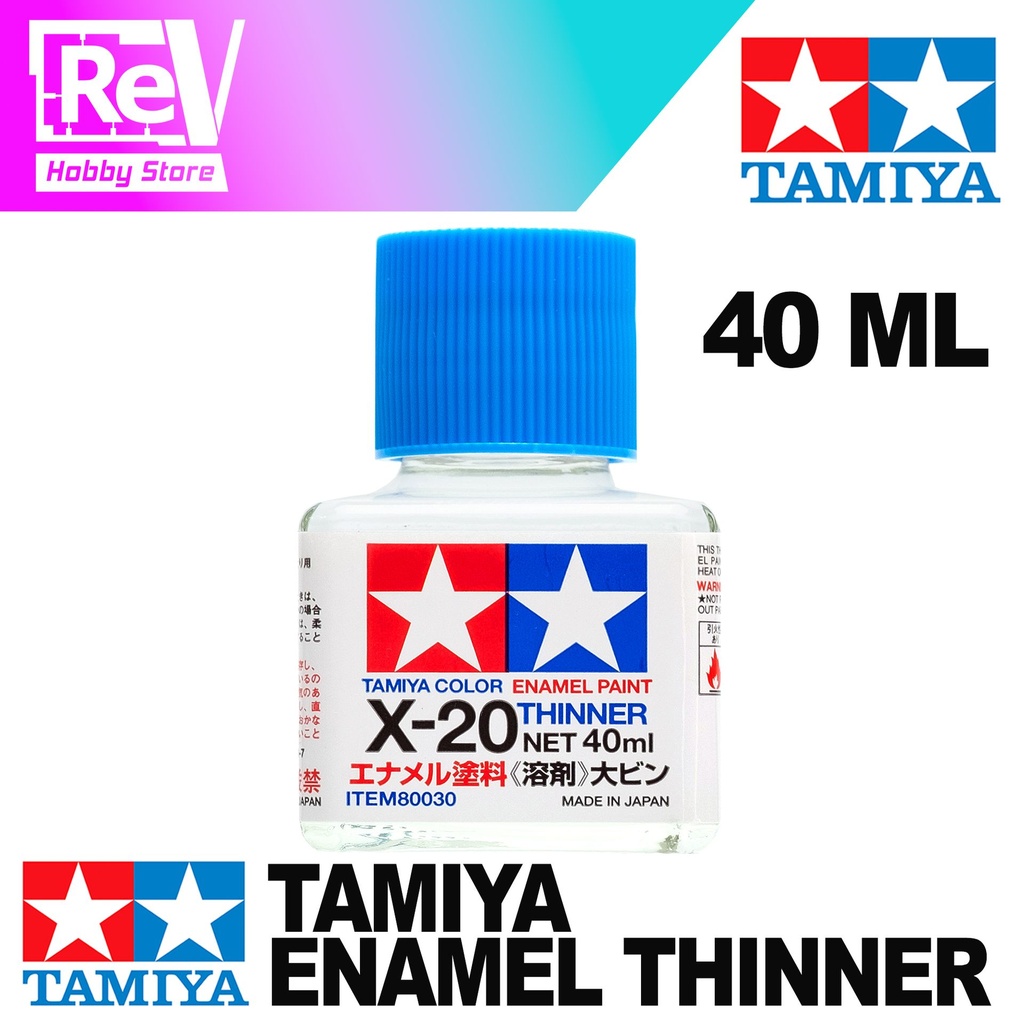 [TA80030[TAMIYA-ENAMEL-THINNER-40ML]] TAMIYA X20 THINNER ENAMEL 40ml