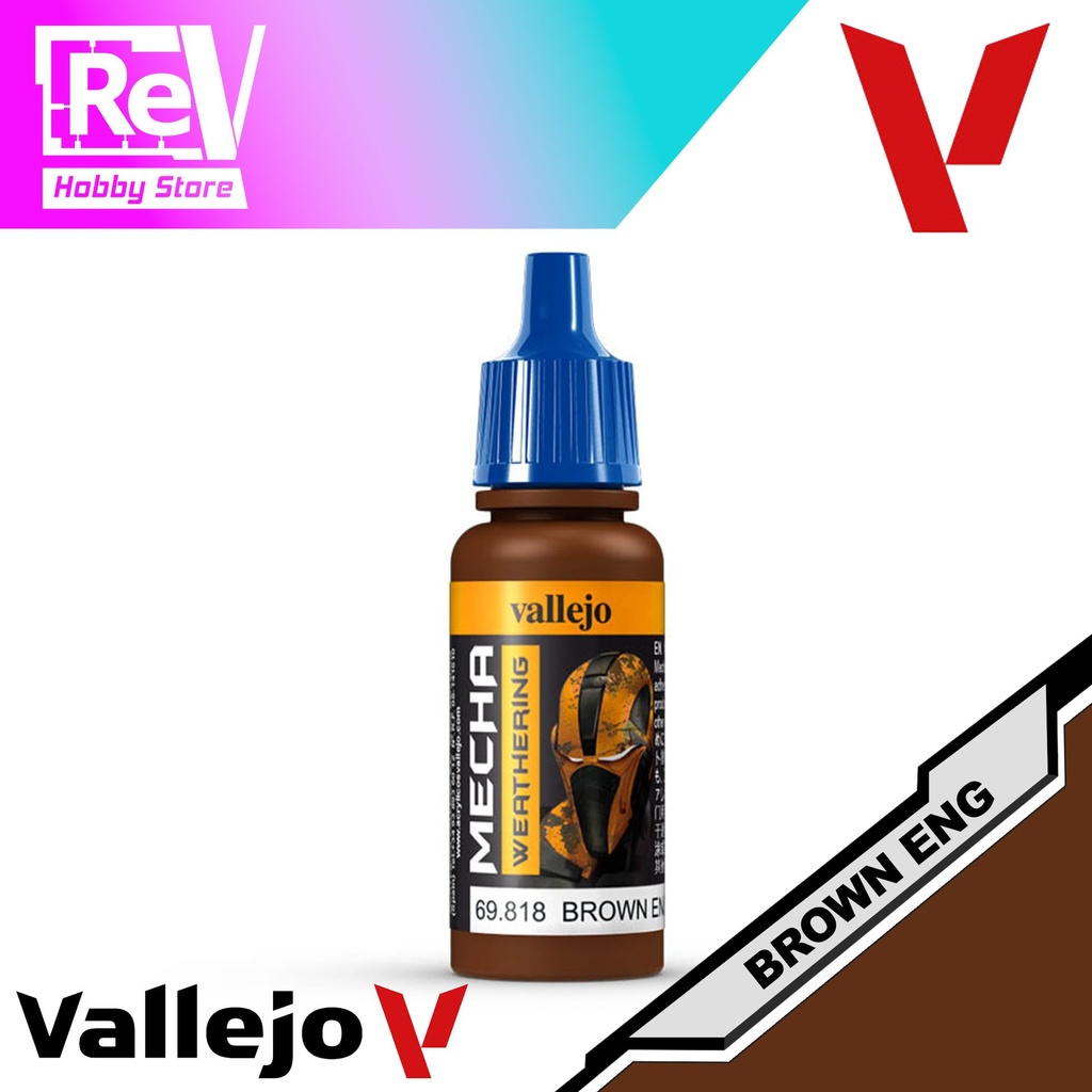 VALLEJO MECHA COLOR BROWN ENG