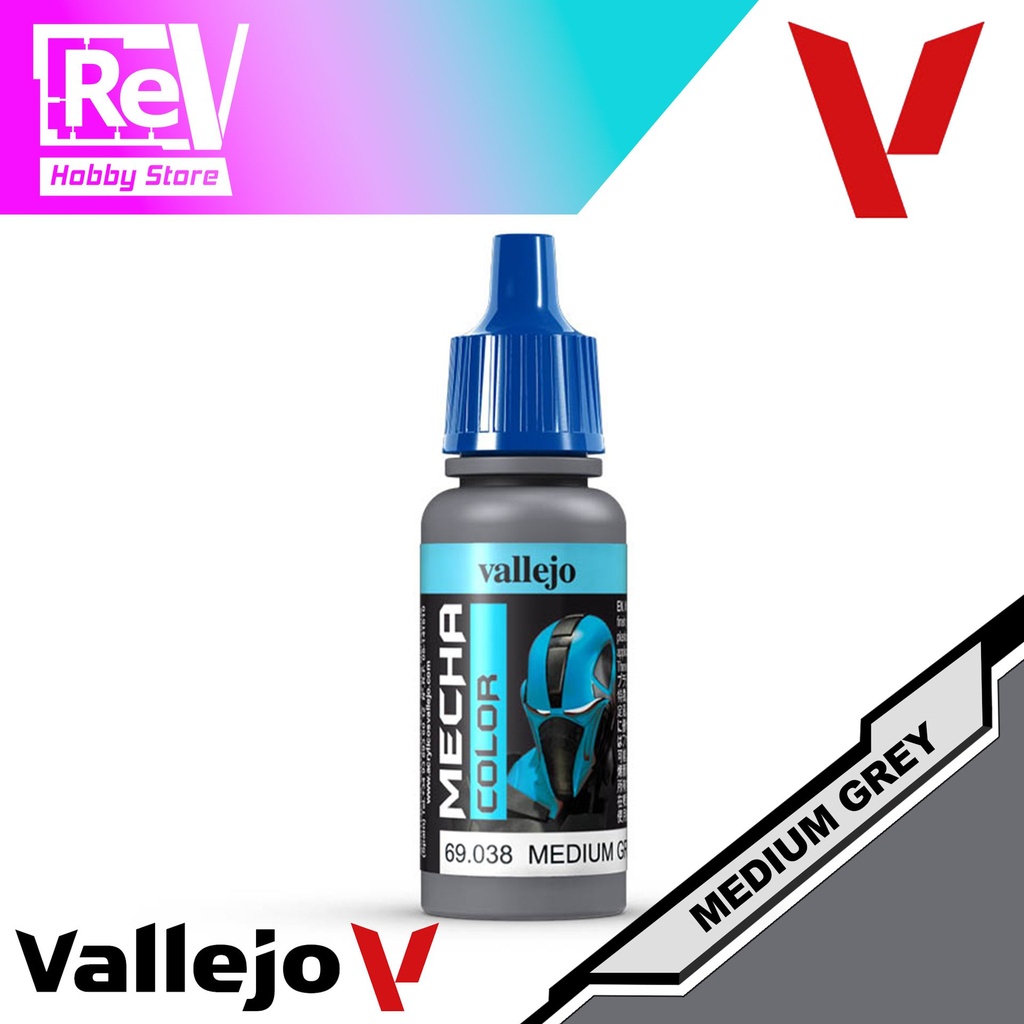VALLEJO MECHA COLOR MEDIUM GREY
