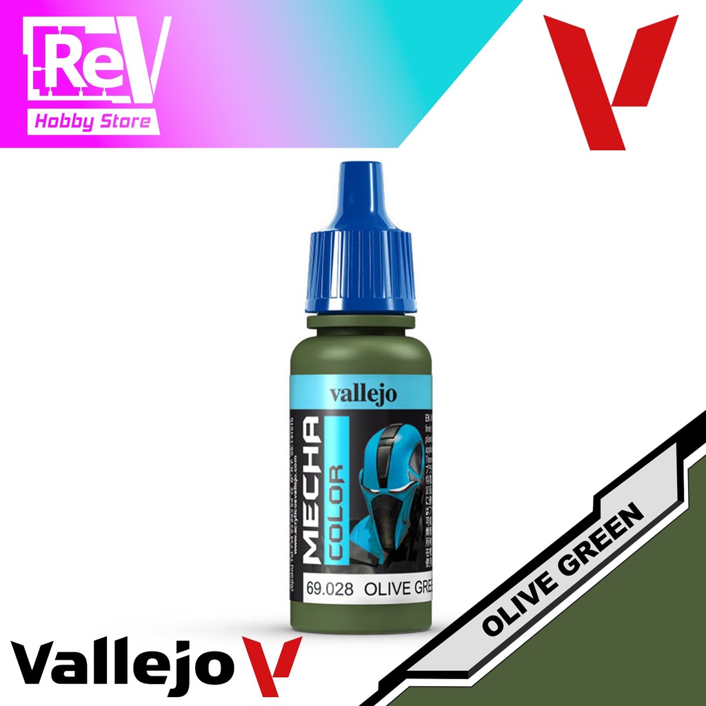 VALLEJO MECHA COLOR OLIVE GREEN