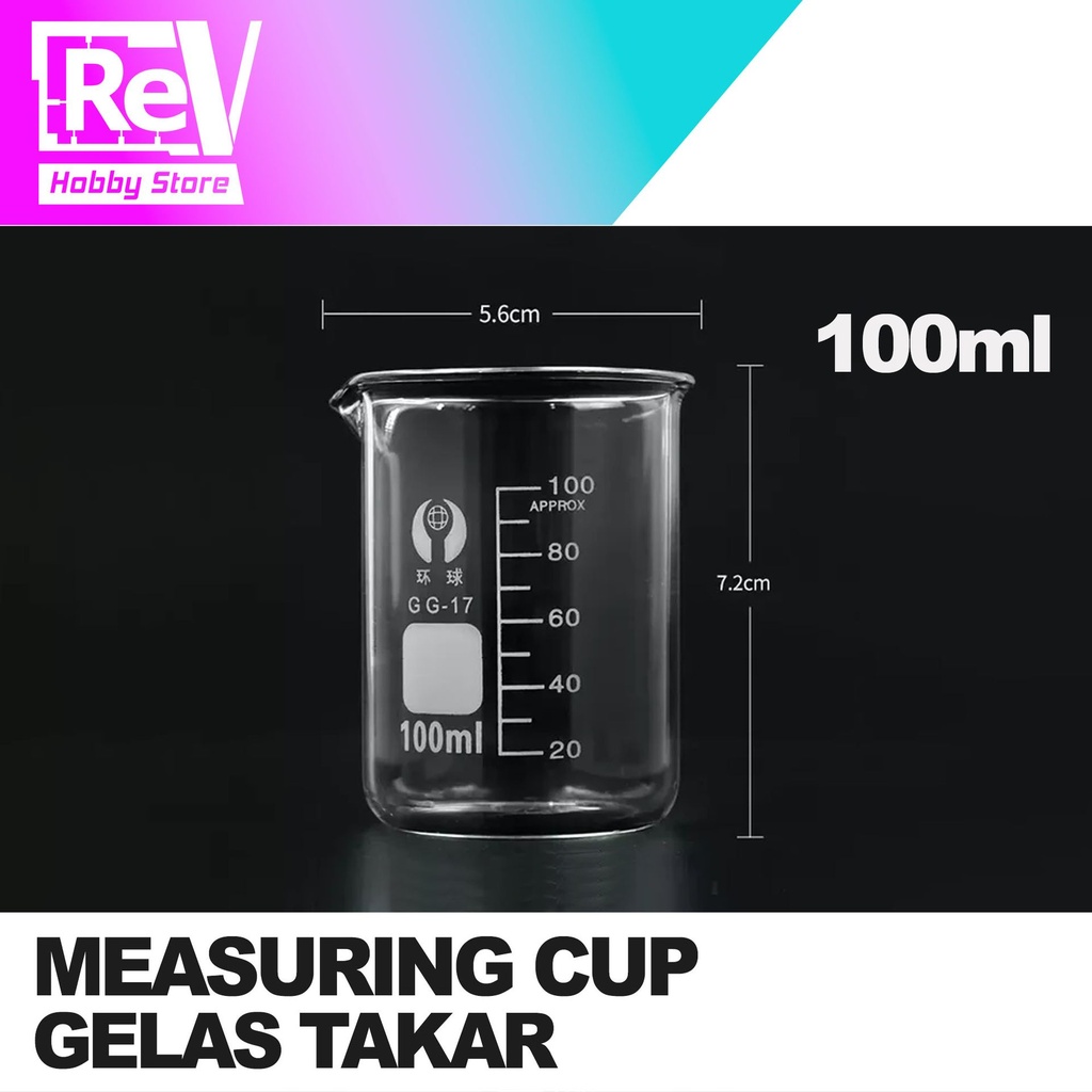 GELAS TAKAR UKUR KACA MIXING GLASS