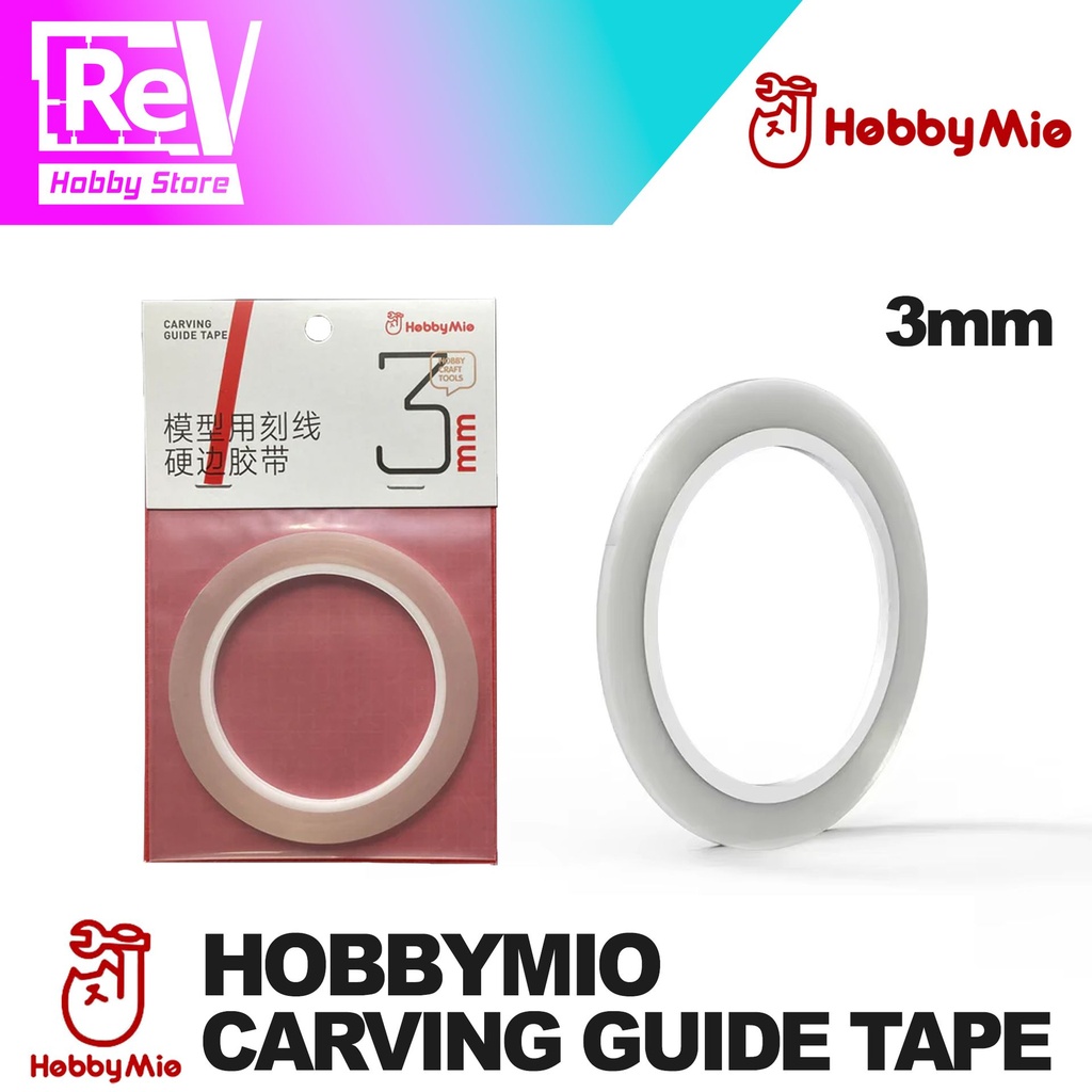 HOBBYMIO CARVING DYMO GUIDE TAPE TRANSPARAN