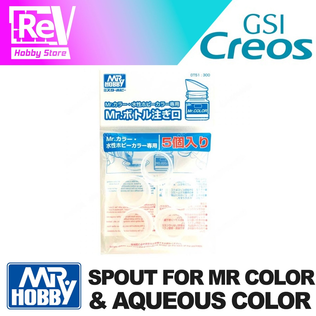 MR POURER SPOUT PAINT CAP CORONG BOTOL MR COLOR ACRYSION & AQUEOUS