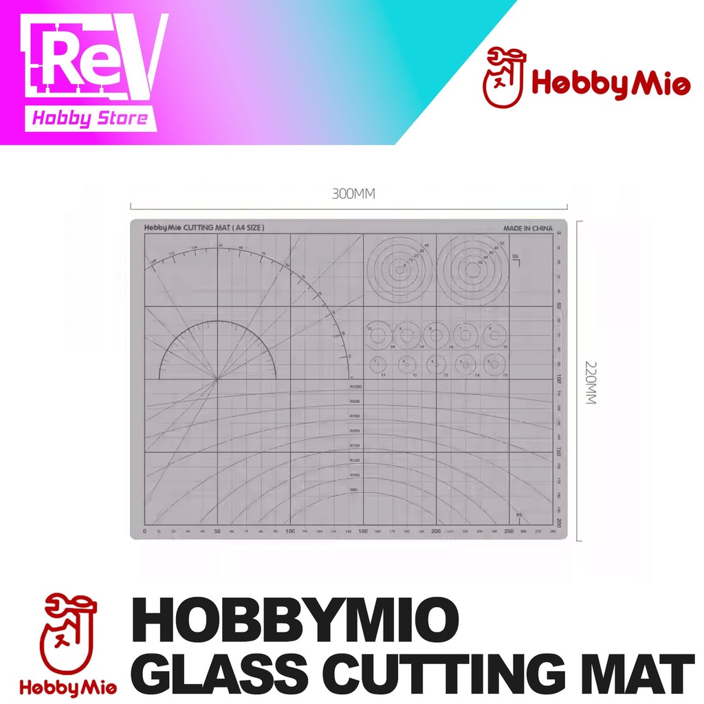 HOBBYMIO CUTTING MAT GLASS
