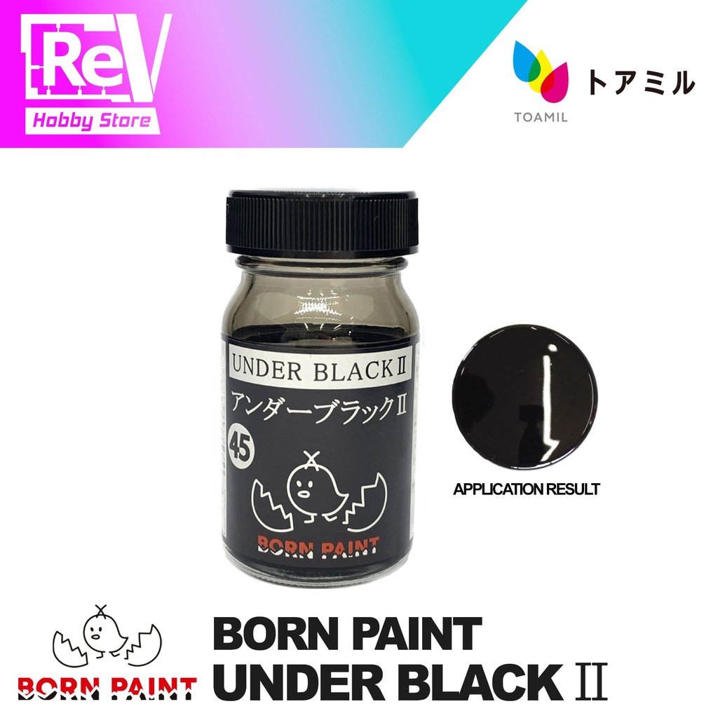 BORN PAINT UNDER BLACK II NO 45 50ML