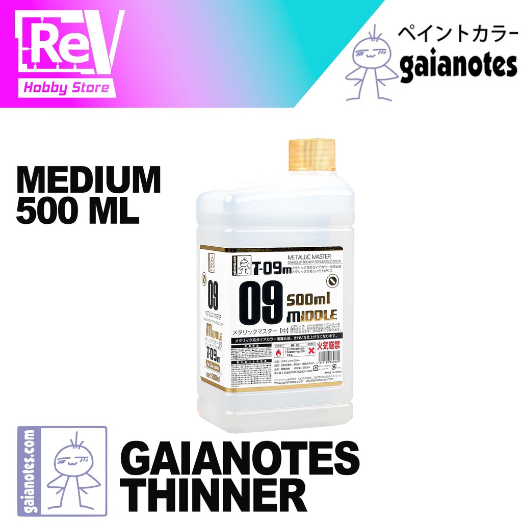 GAIANOTES THINNER METALLIC 500ML T09M