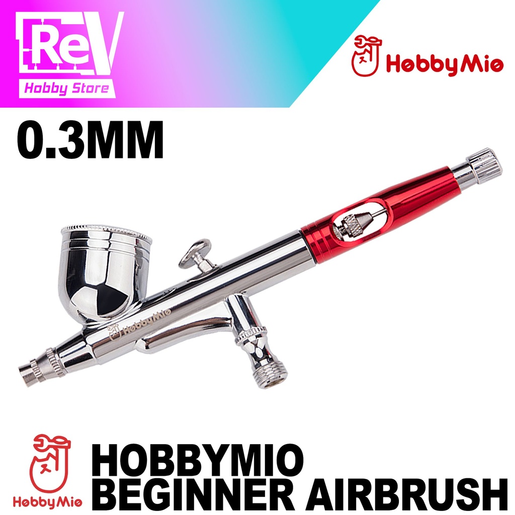 [MIO-HM130[HOBBYMIO-AIRBRUSH-BEGINNER]] HOBBYMIO AIRBRUSH BEGINNER PEMULA 0.3MM