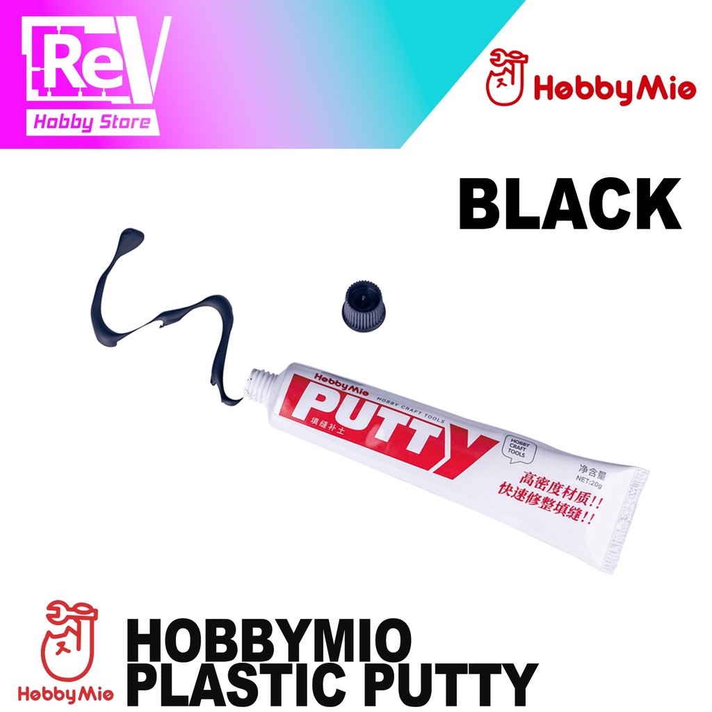 HOBBYMIO PUTTY BLACK 20GR