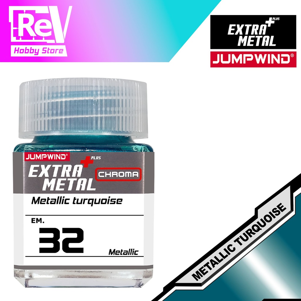 JUMPWIND EXTRA METAL CHROMA METALLIC TURQOUISE EM32