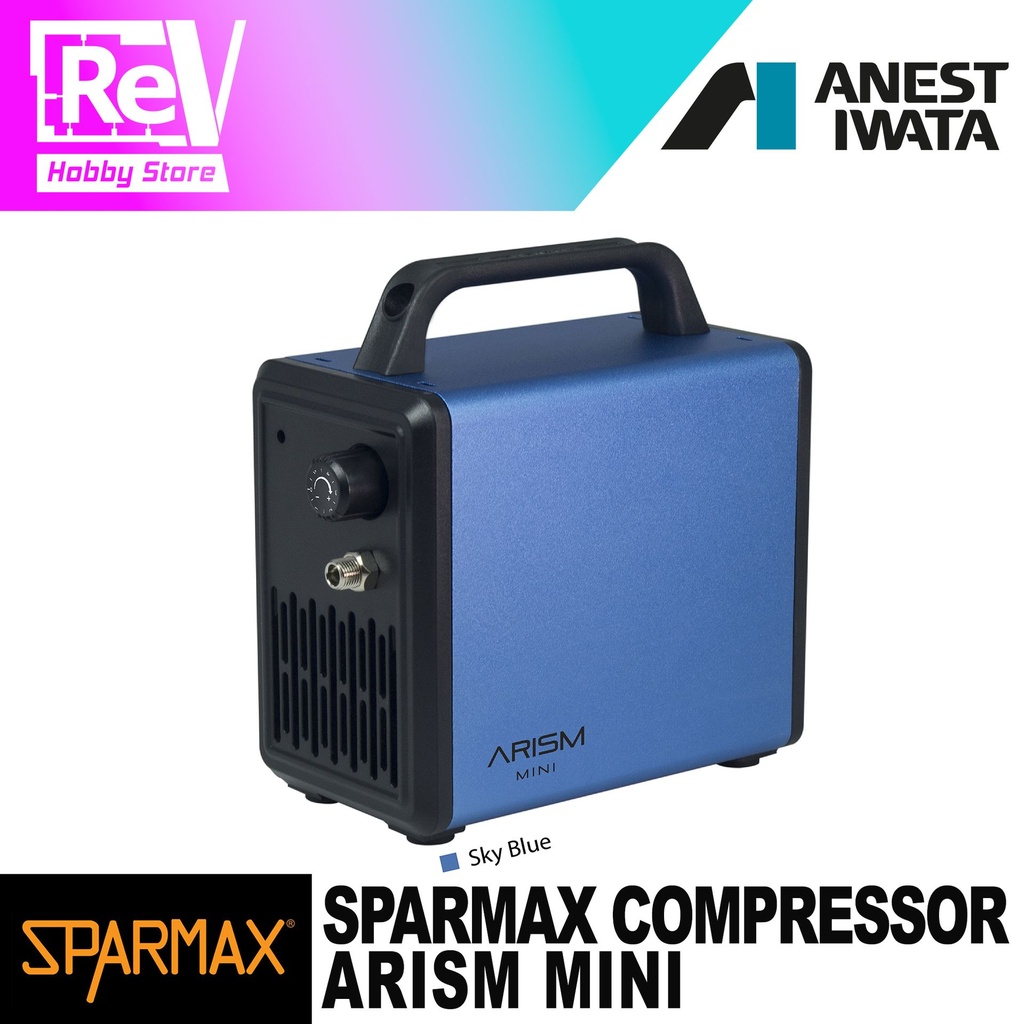 KOMPRESOR COMPRESSOR AIRBRUSH SPARMAX ARISM MINI BLUE