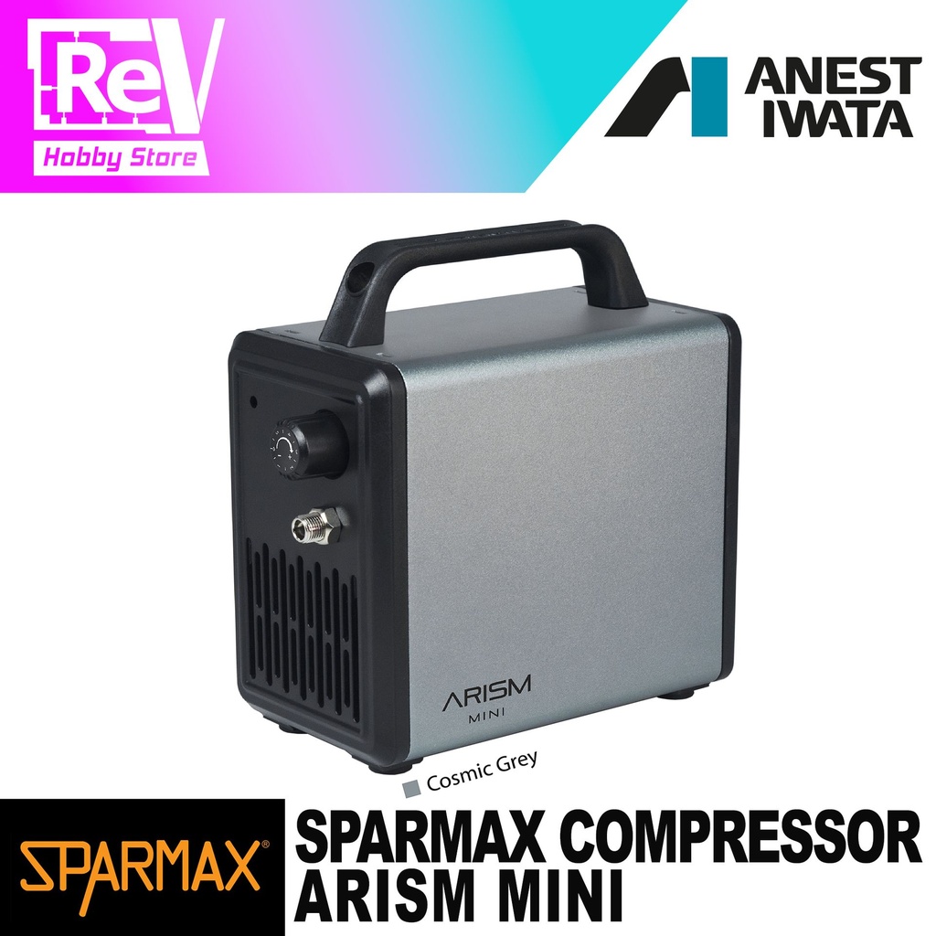 KOMPRESOR COMPRESSOR AIRBRUSH SPARMAX ARISM MINI GRAY